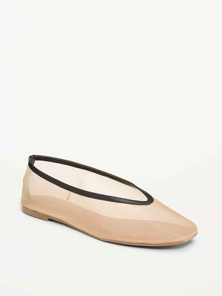 Image number 1 showing, Mesh Ballet Flats for Women
