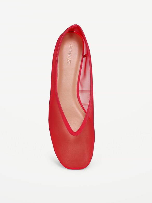 Mesh Ballet Flats for Women
