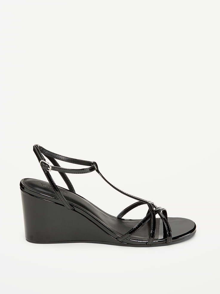 Image number 4 showing, T-Strap Wedge Sandals for Women