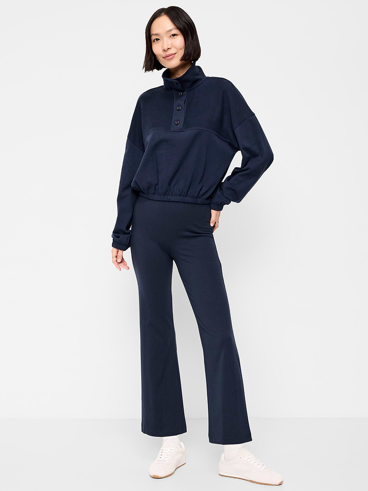 Image number 1 showing, High-Waisted Fashion Kick Flare Leggings