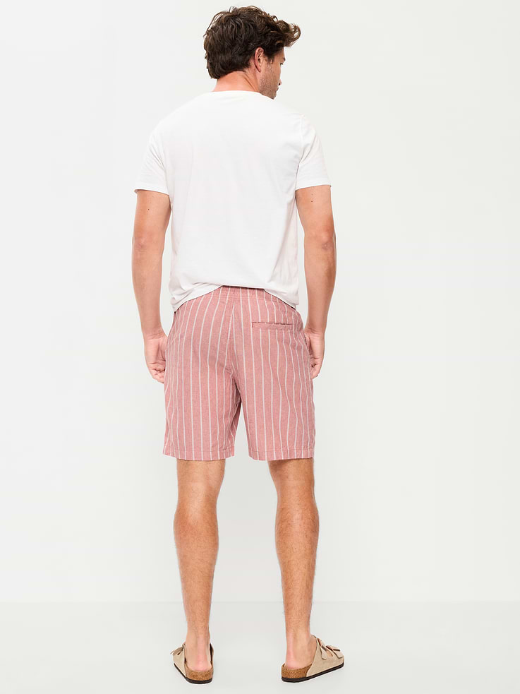 Image number 3 showing, Linen-Blend Jogger Shorts -- 7-inch inseam