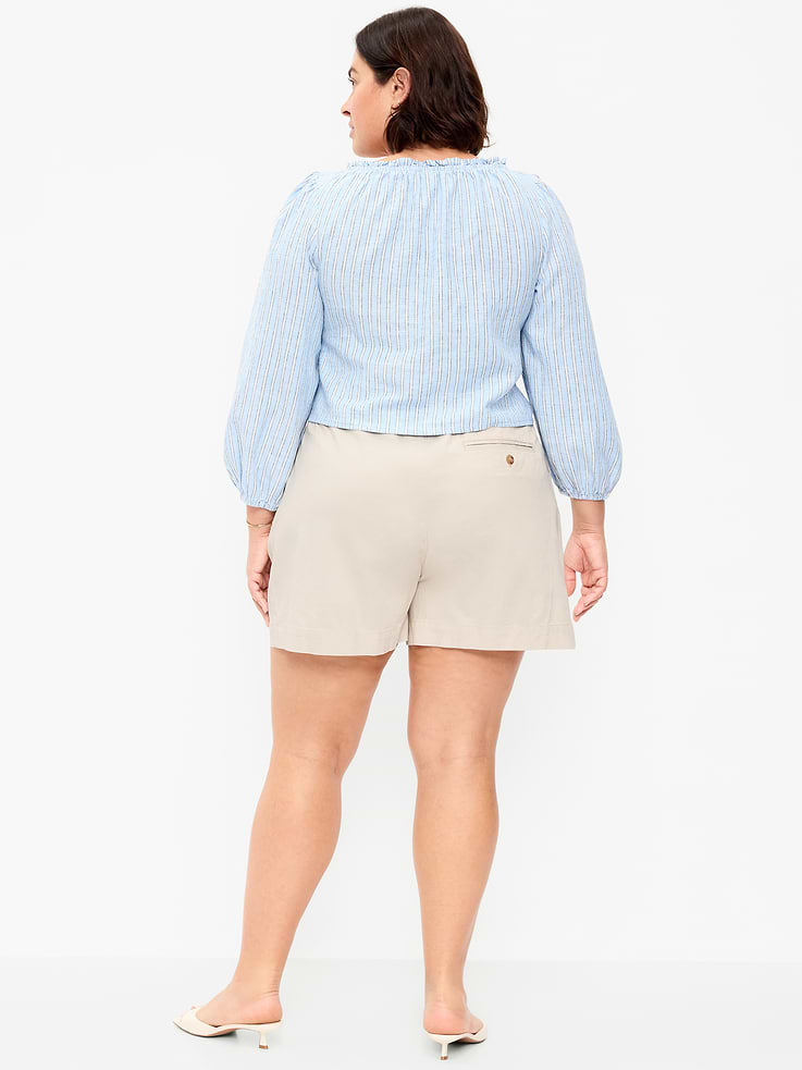 Image number 7 showing, High-Waisted OGC Chino Shorts -- 4-inch inseam