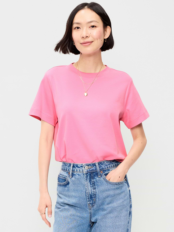 Image number 1 showing, Relaxed Heavyweight Crew-Neck T-Shirt