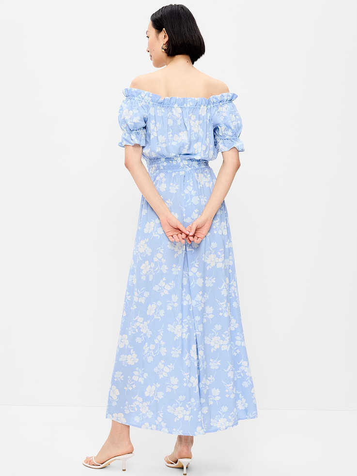 Image number 2 showing, Off-The-Shoulder Boho Maxi Dress