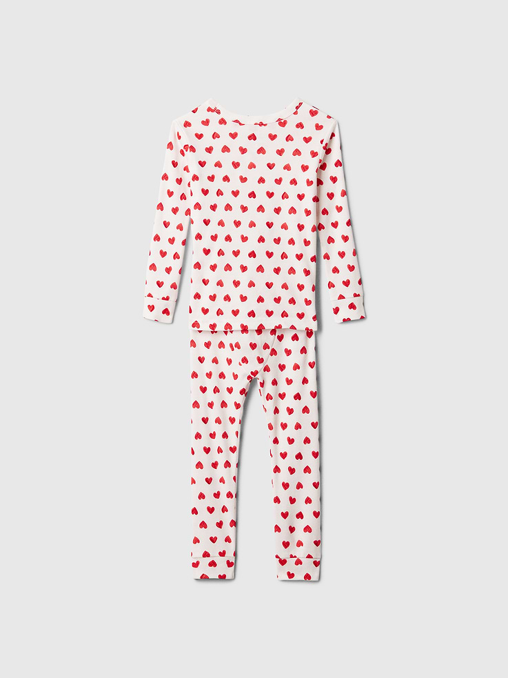 Image number 3 showing, babyGap 100% Organic Cotton Heart PJ Set