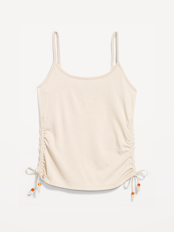 Camisole froncée sur les côtés