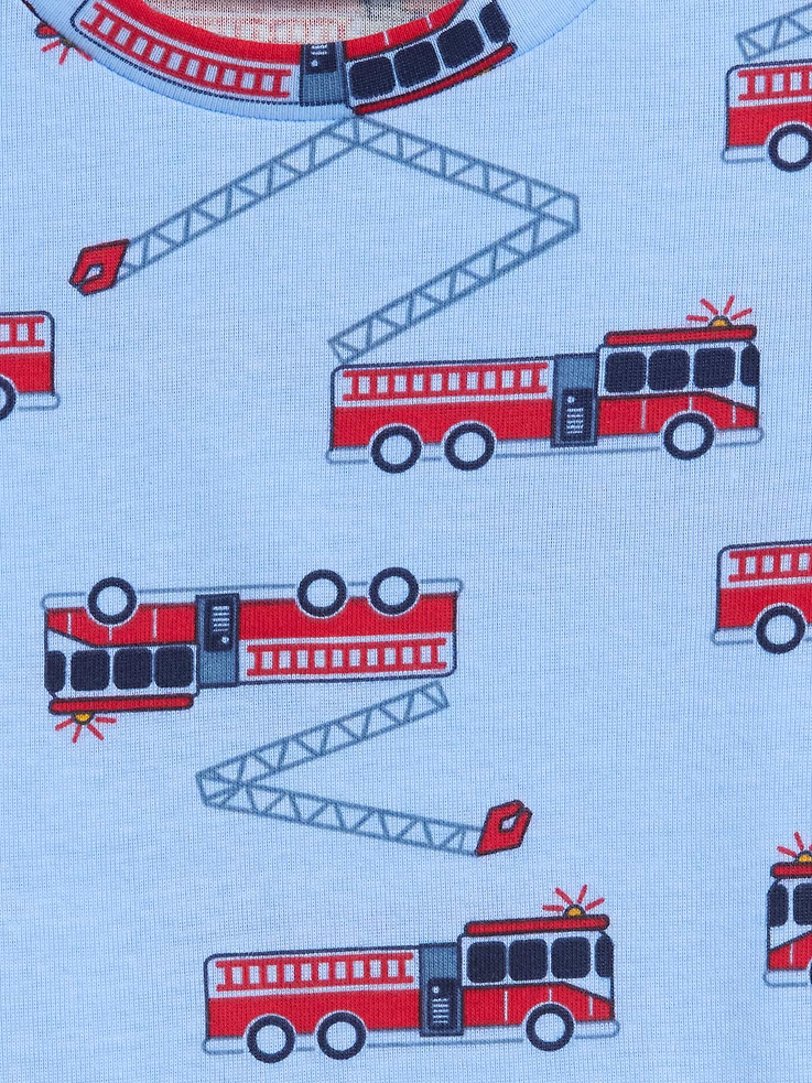 Image number 2 showing, Kids & babyGap 100% Organic Cotton Fire Truck PJ Set