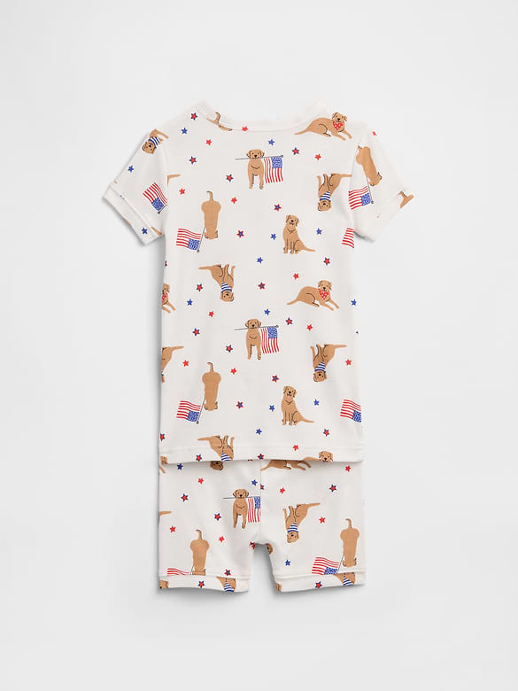 Kids & babyGap Americana Dog PJ Set