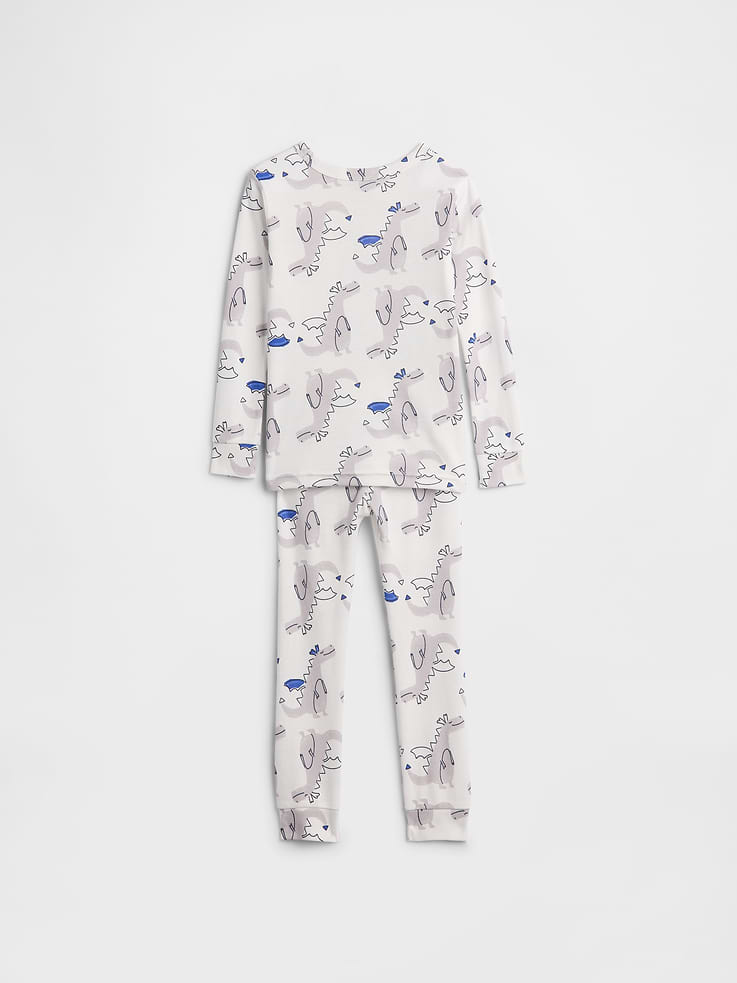 Image number 3 showing, babyGap 100% Organic Cotton Dragon PJ Set