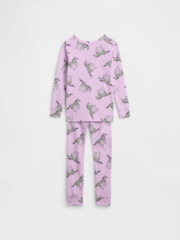 babyGap 100% Organic Cotton Zebra PJ Set