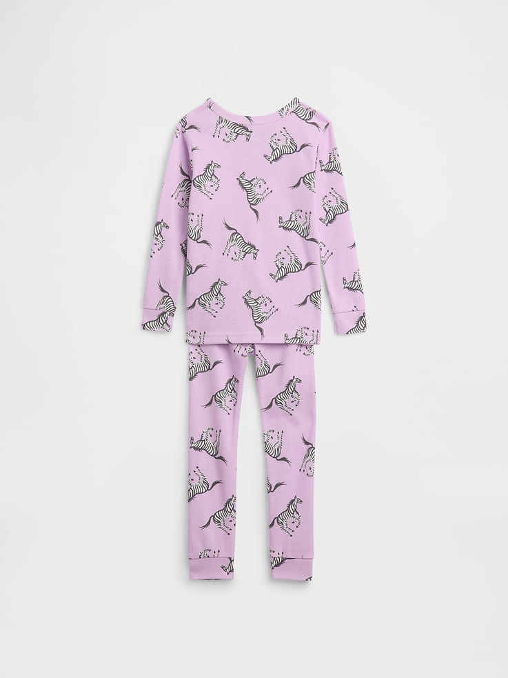 Image number 3 showing, babyGap 100% Organic Cotton Zebra PJ Set
