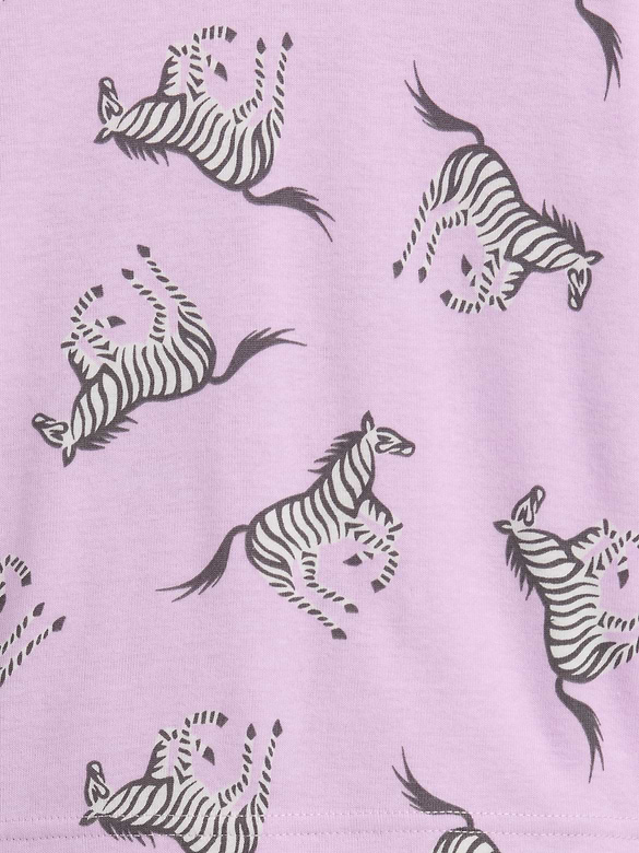 babyGap 100% Organic Cotton Zebra PJ Set
