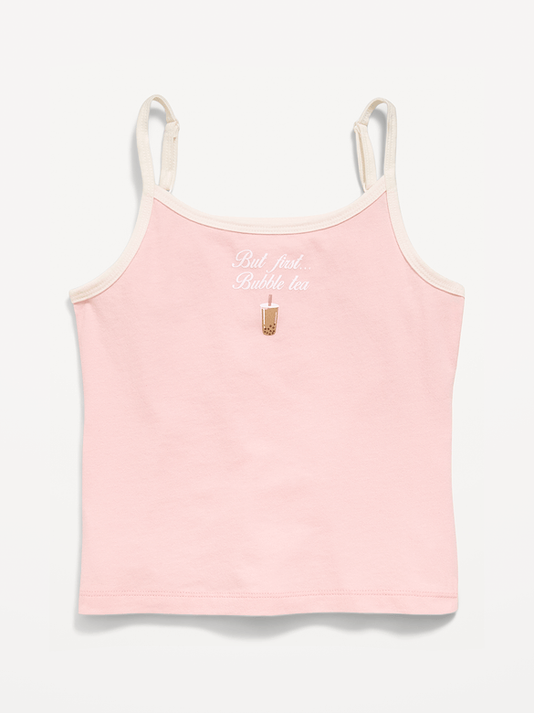 Fitted Graphic Cami for Girls