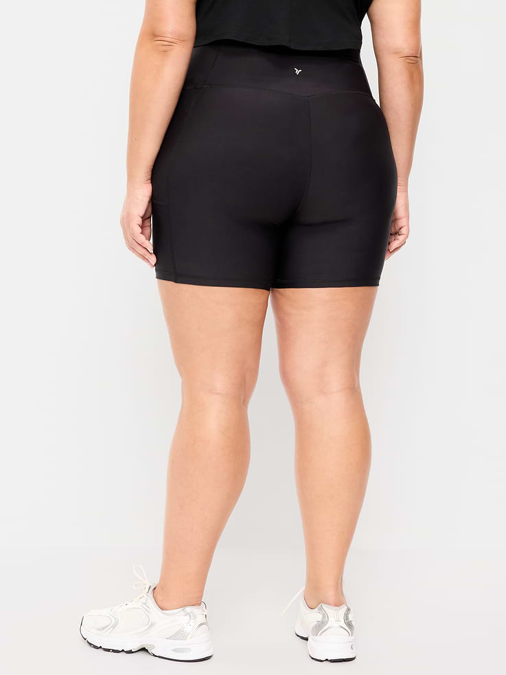 Image number 7 showing, Extra-High Waisted PowerSoft Boundless Pocket Biker Shorts-- 6-inch inseam - No Front Seam