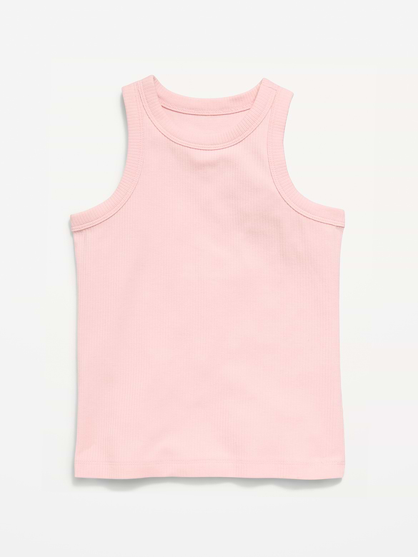 Fitted Ribbed Tank Top for Girls