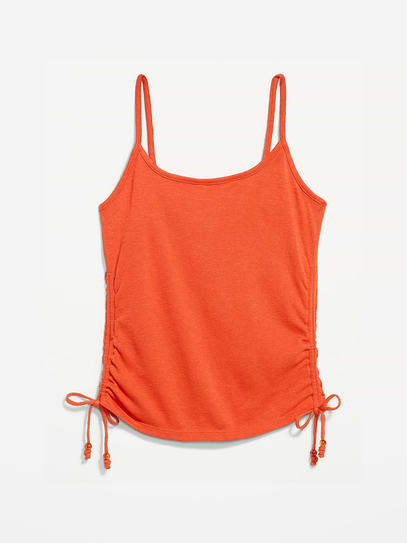 Camisole froncée sur les côtés