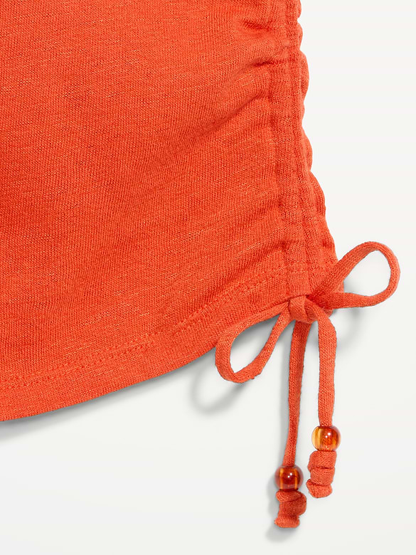 Camisole froncée sur les côtés
