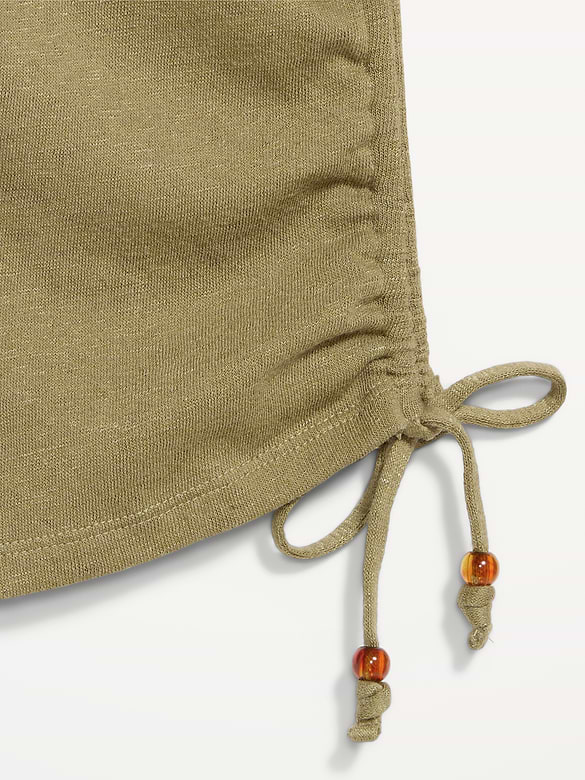 Camisole froncée sur les côtés