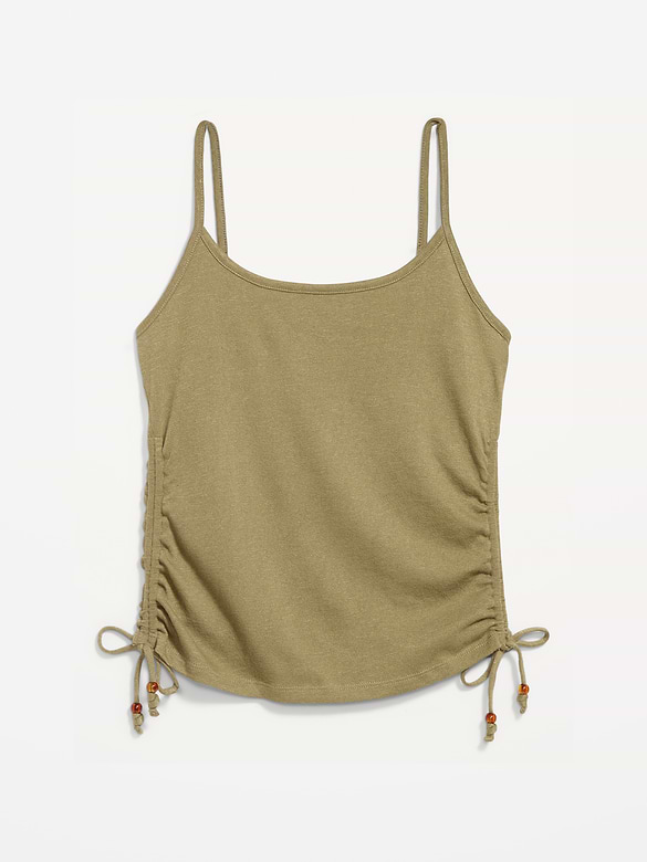 Camisole froncée sur les côtés