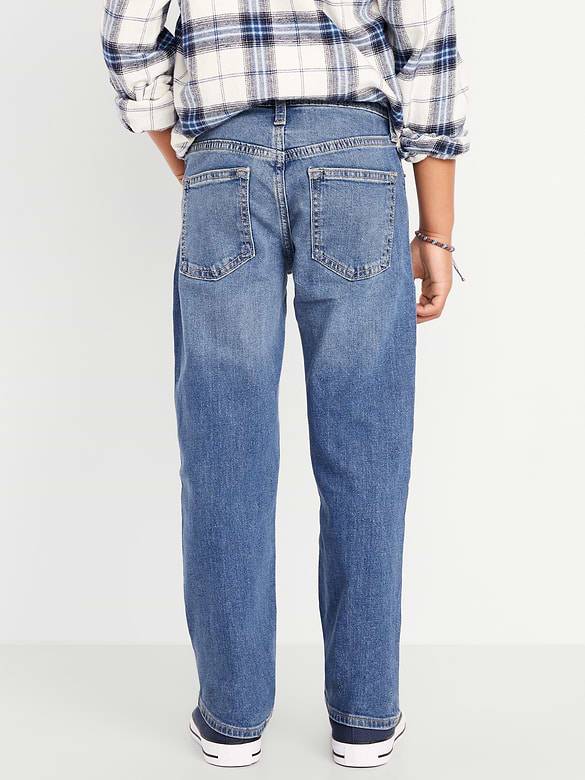 Straight-Leg Built-In Flex Jeans for Boys