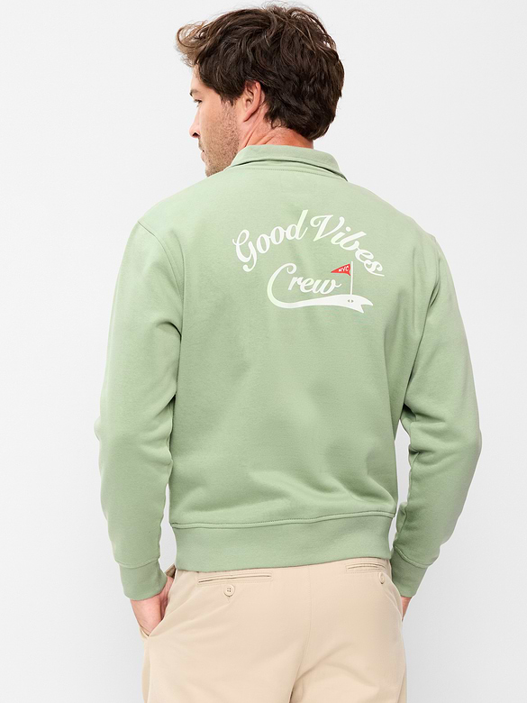 Rotation Fleece Graphic Quarter Zip