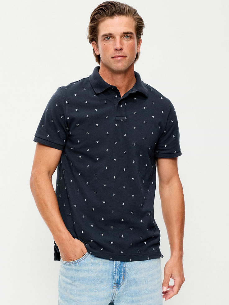 L'image numéro 1 présente Polo en piqué coupe classique pour Homme