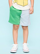 L'image numéro 2 présente Short en molleton aux couleurs contrastées pour tout-petit