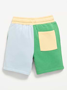 L'image numéro 4 présente Short en molleton aux couleurs contrastées pour tout-petit