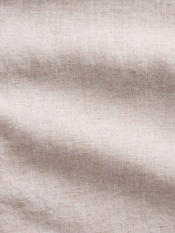 Linen-Blend Oversized Shirt