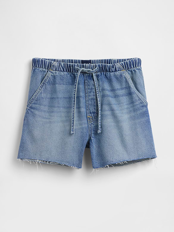 3.5” Low Slung Easy Denim Shorts
