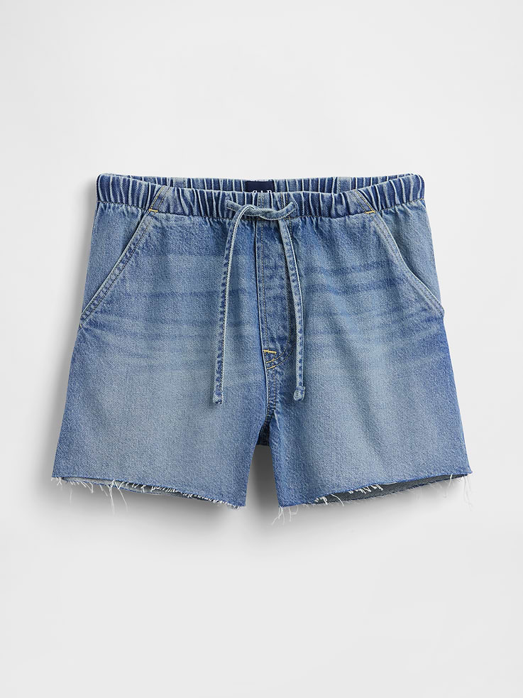 Image number 7 showing, 3.5” Low Slung Easy Denim Shorts