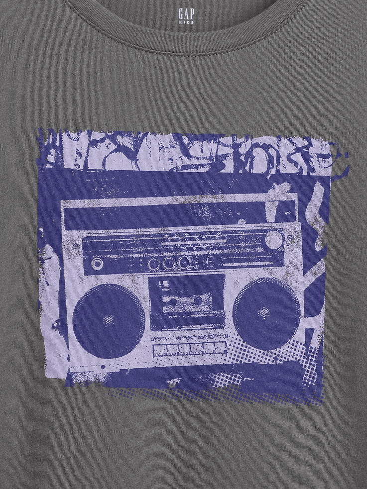Image 4 of 4, Kids Relaxed Graphic T-Shirt