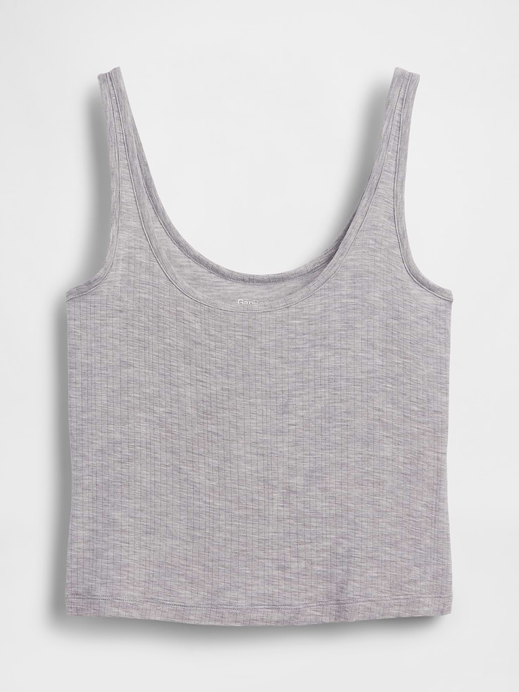 Image number 6 showing, SoftMade Modal Rib PJ Tank Top