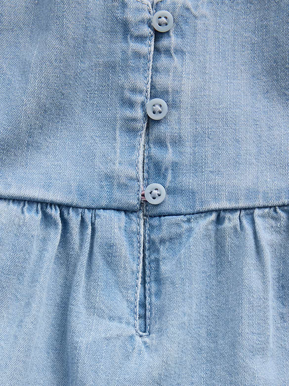 Kids Denim Tiered Tank Top