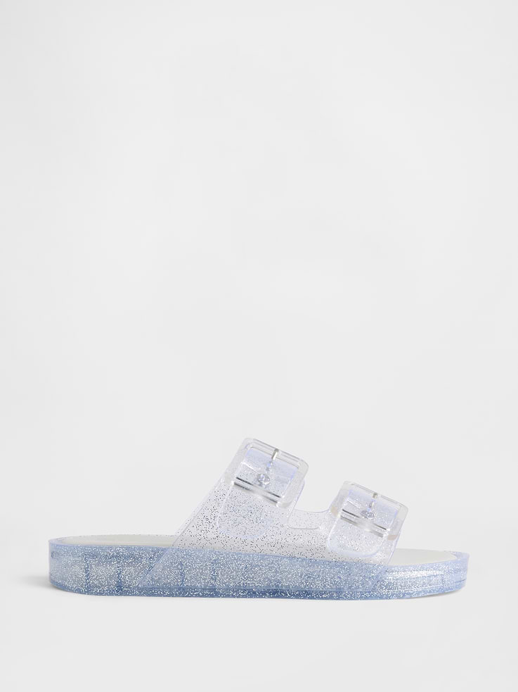 Image number 1 showing, Kids Buckle Jelly Sandals