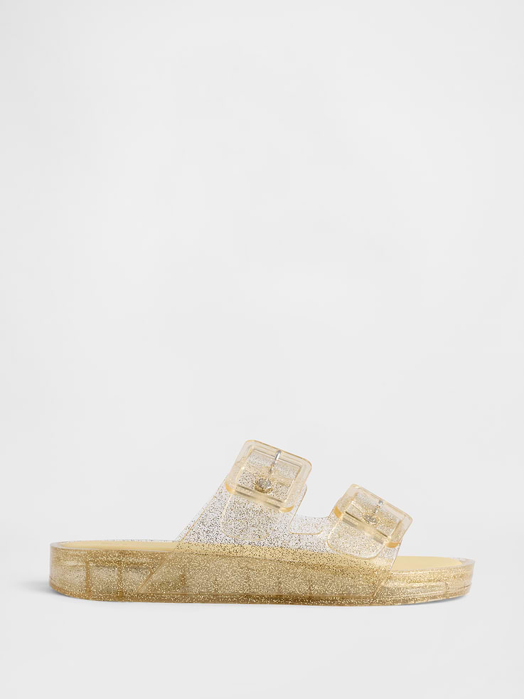 Image number 1 showing, Kids Buckle Jelly Sandals