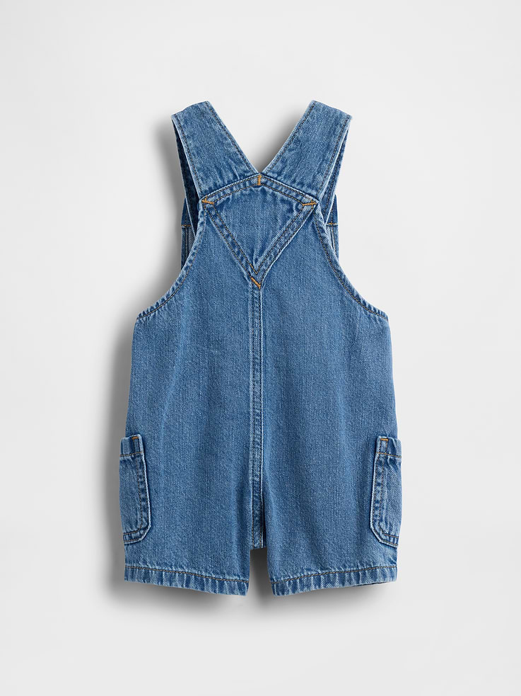 Image number 2 showing, Baby Denim Shortalls