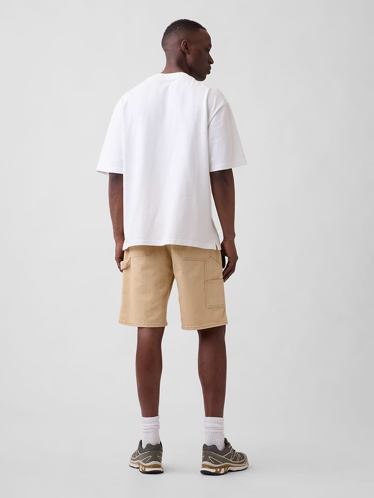 Image number 2 showing, 9" Relaxed Denim Carpenter Shorts