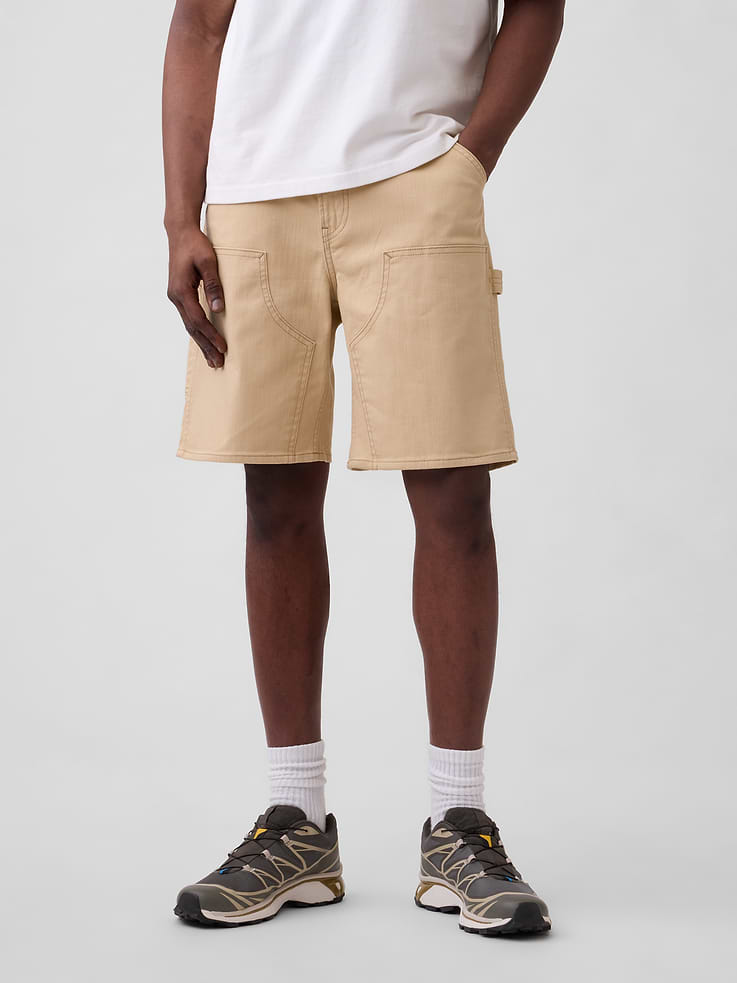 Image number 3 showing, 9" Relaxed Denim Carpenter Shorts