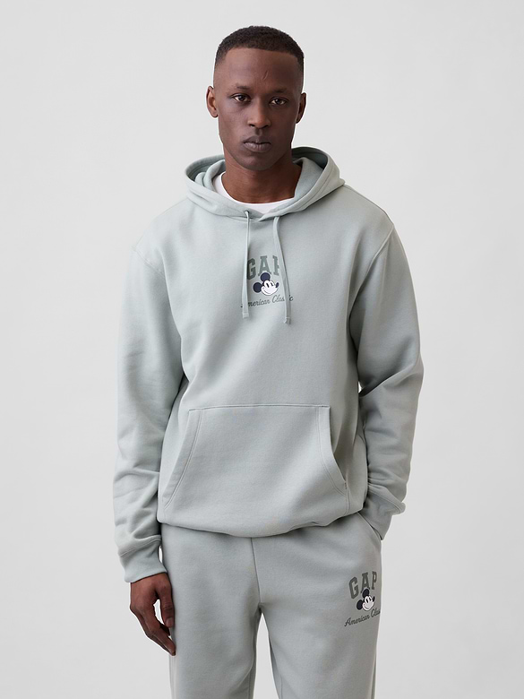 Gap × Disney Mickey Mouse Relaxed Logo Hoodie