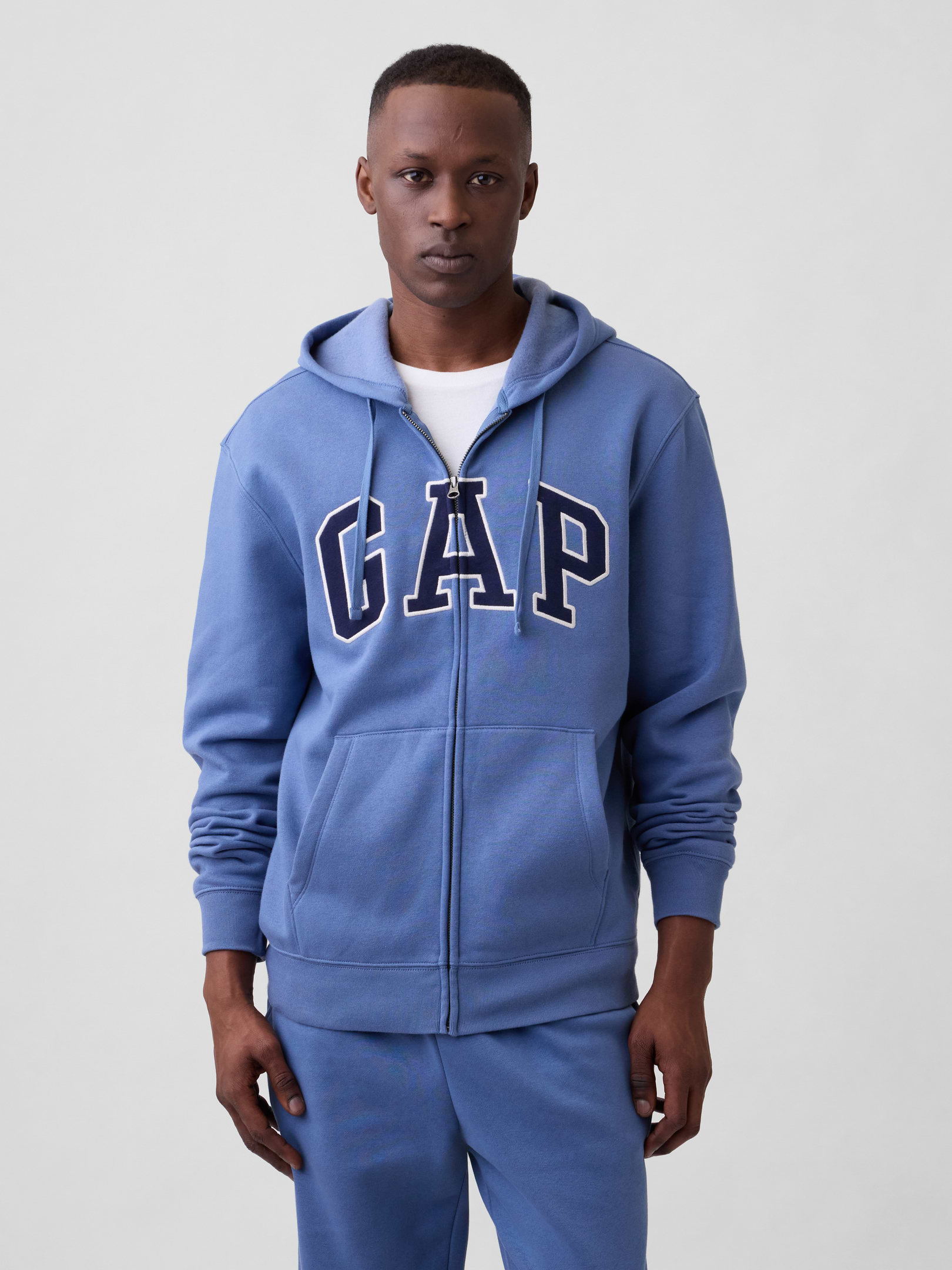 Adult Relaxed Gap Logo Zip Hoodie | Gap Factory