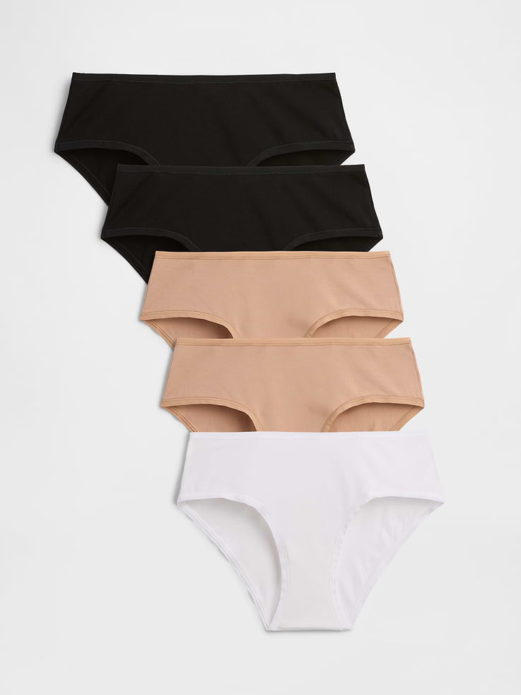 Image number 1 showing, Low Rise Hipster (5-Pack)