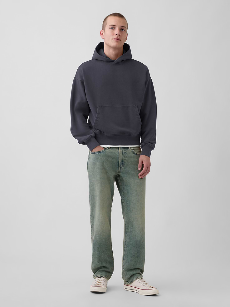 Image number 1 showing, Relaxed Straight Jeans