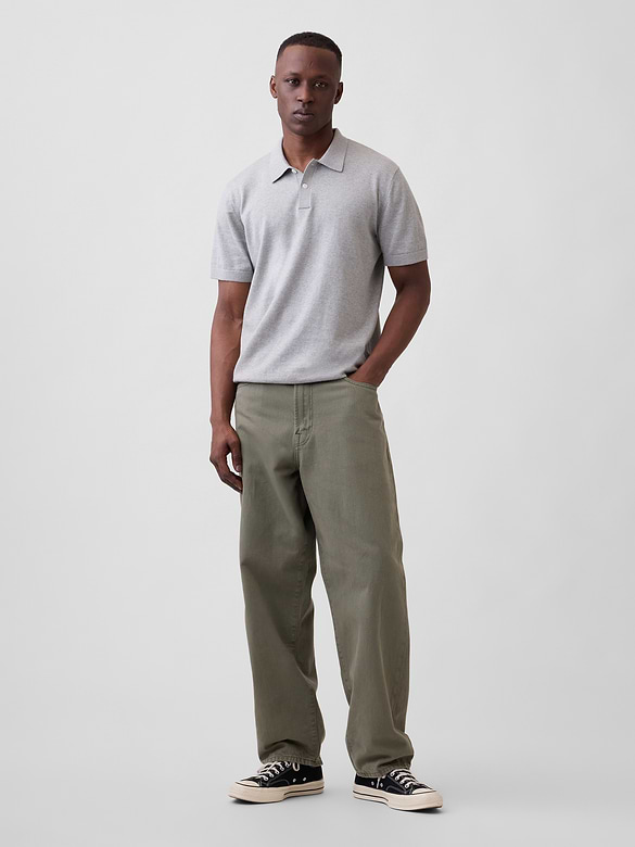 Sweater Polo Shirt
