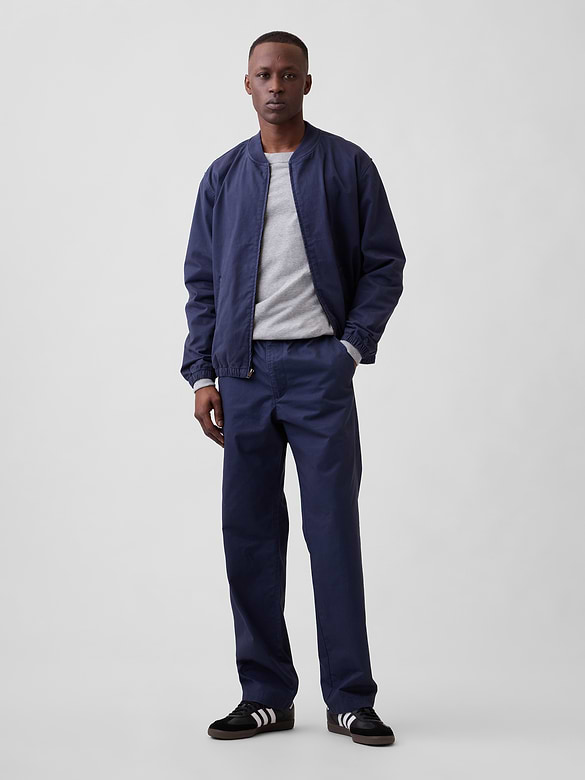 Relaxed Pull-On Khakis
