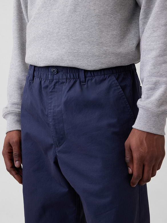 Relaxed Pull-On Khakis