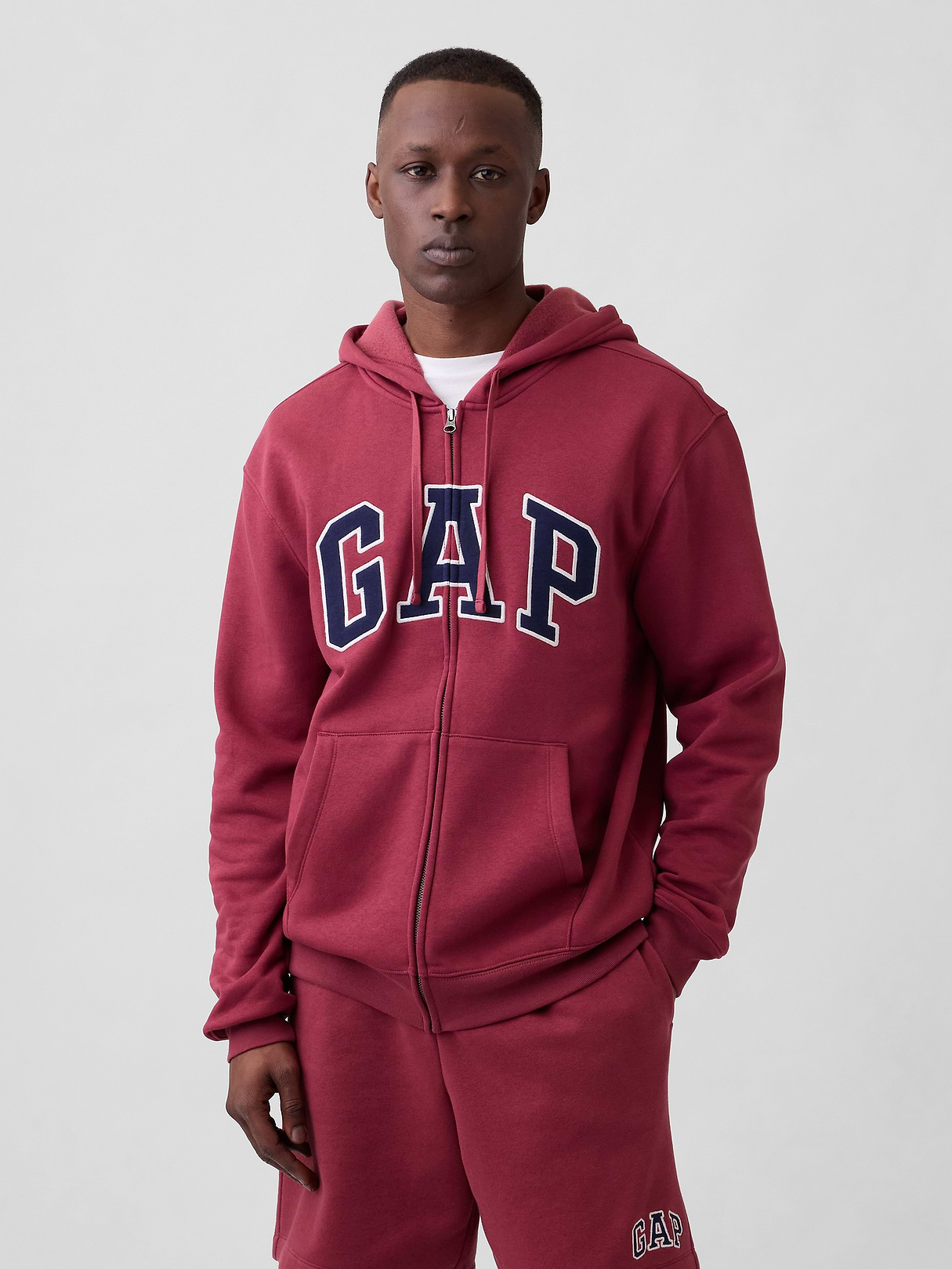 Adult Relaxed Gap Logo Zip Hoodie | Gap Factory