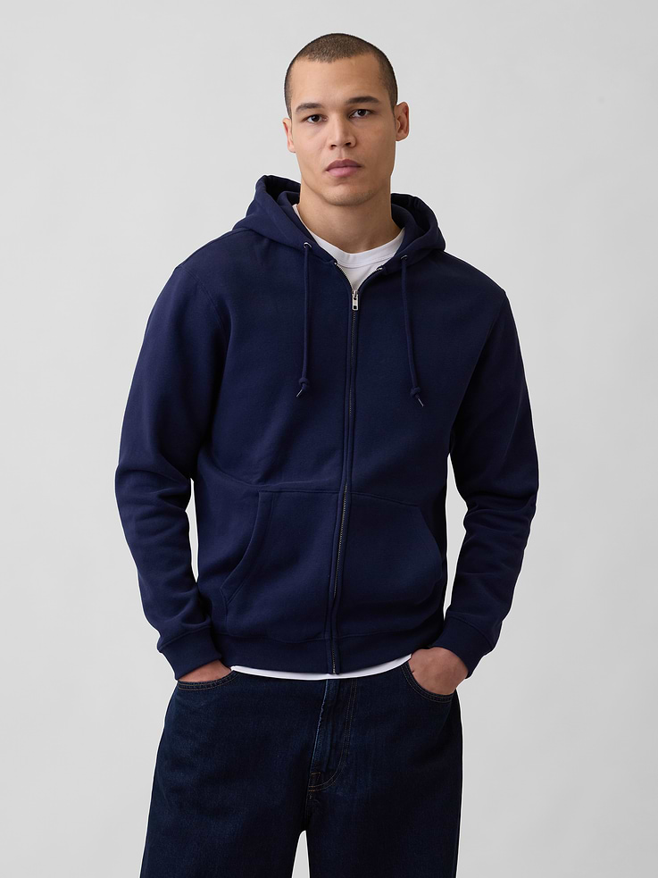 Image number 1 showing, Adult VintageSoft Relaxed Zip Hoodie