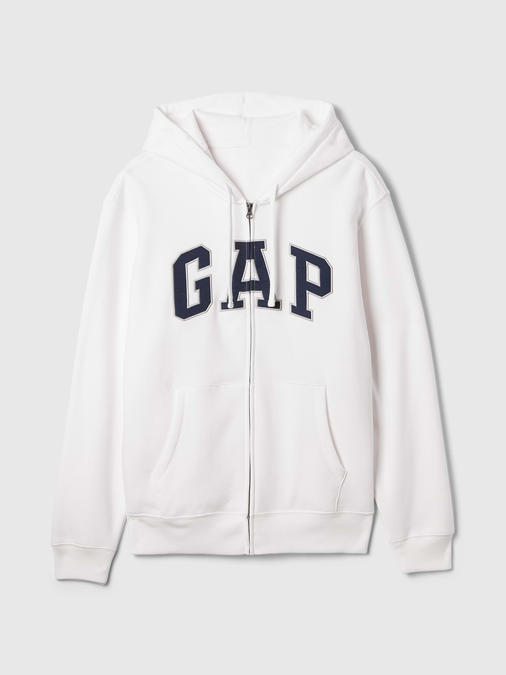 Image 7 of 8, Adult VintageSoft Arch Logo Zip Hoodie