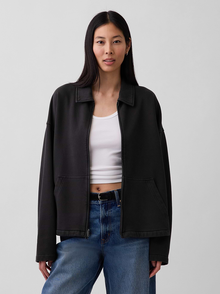 Image number 5 showing, Adult Heavyweight Oversized Zip Jacket
